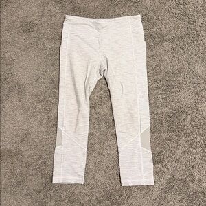 Lululemon Light Gray Capri Leggings